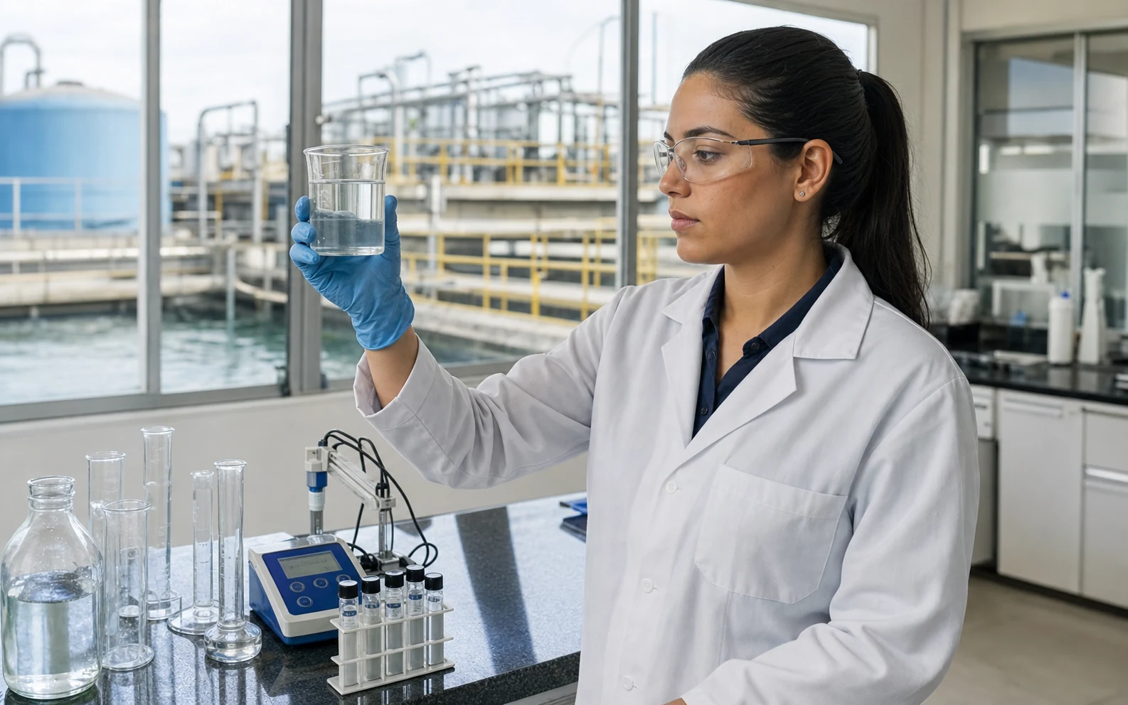 Laboratório conceitual de qualidade da água